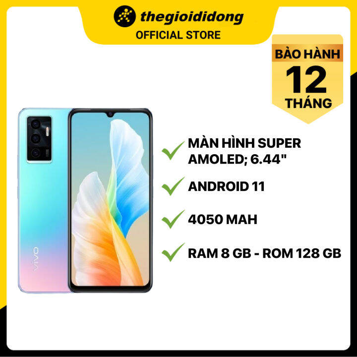 Điện thoại Vivo V23e (8GB/128GB) – Hàng Chính Hãng - Xanh hồng