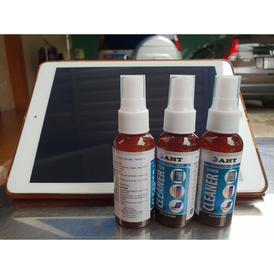 Chai Xịt Vệ Sinh Màn Hình AHT Nano Screen Cleaner 50ml-Hàng chính hãng