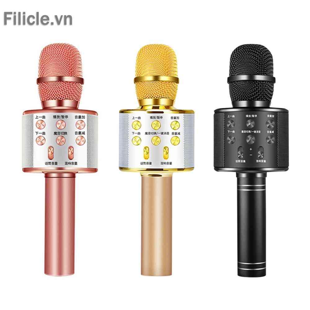 Micro Cầm Tay Không Dây Kết Nối Bluetooth Cho KTV