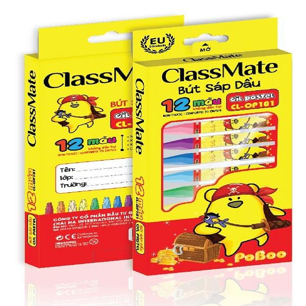 Bút sáp dầu cao cấp CLASSMATE 12/18/24 màu CL-OP101/OP102/OP103