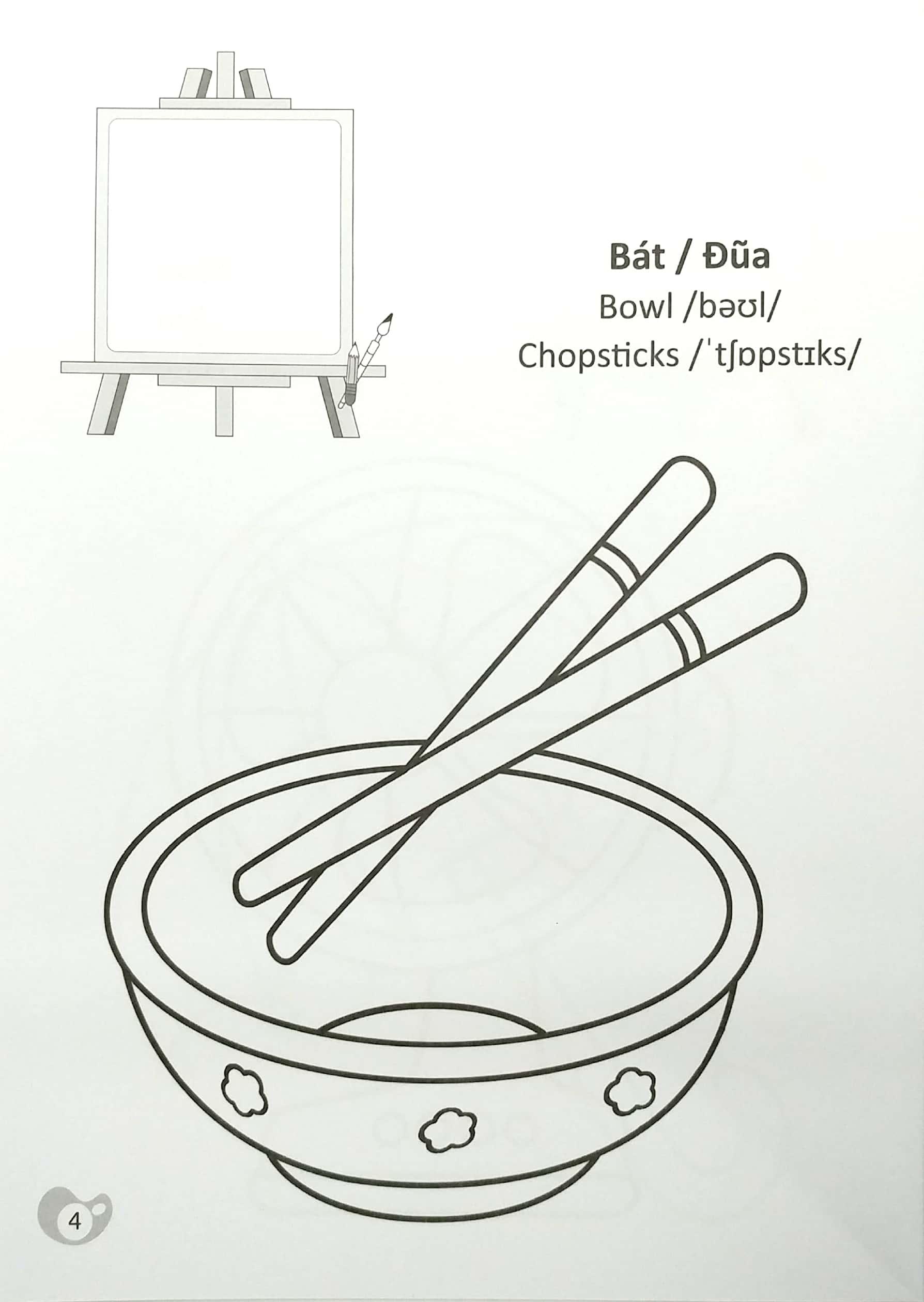 Tô Màu Chúng Mình Tập Làm Họa Sĩ - 3-6 Tuổi - Đồ Vật Hàng Ngày