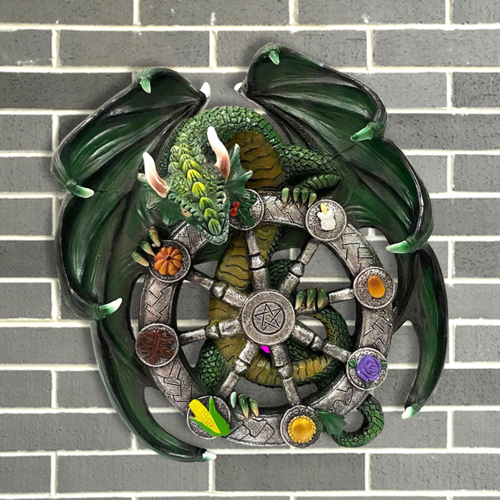 Dragon Sculpture Wall Hanging Decoration Statue Craft Wall