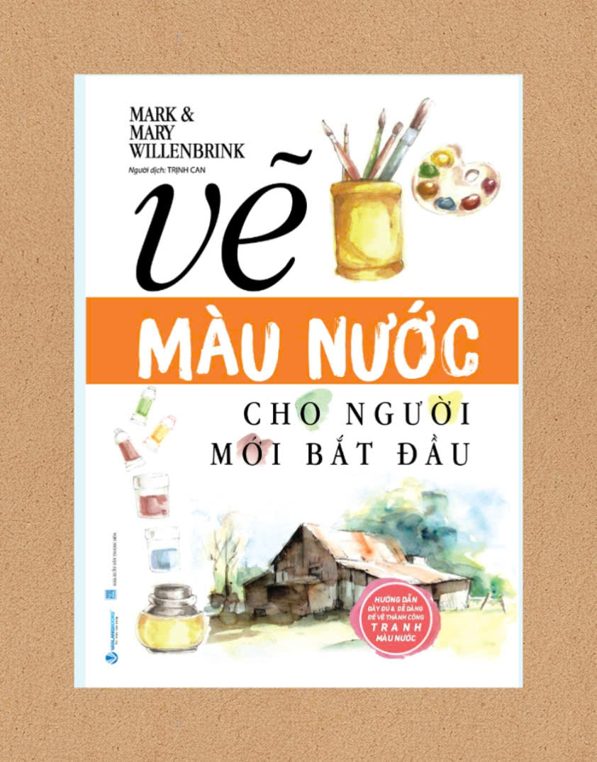Sách - Combo 2 Quyển Vẽ Màu Nước Cho Người Mới Bắt Đầu (Tái Bản) + Bí Quyết Vẽ Phong Cảnh