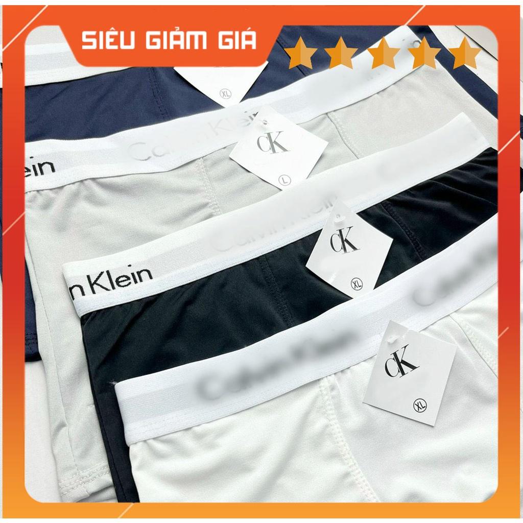 Quần lót nam CK thun lạnh chính phẩm, quần sịp nam đùi rẻ đẹp đủ màu từ 40-80kg - Combo