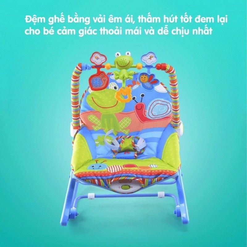 Ghế Rung Bập Bênh Cao Cấp Ibaby Cho Bé - Ghế Rung Cho Bé Chính Hãng