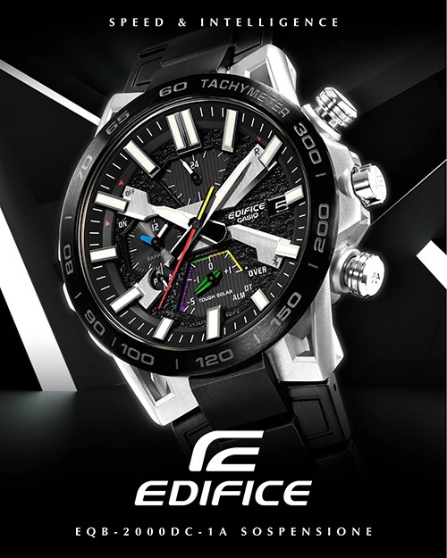 Đồng Hồ Nam Dây Thép Casio Edifice EQB-2000DC-1A Chính Hãng | Kính Sapphire - Bluetooth - Pin Năng Lượng Mặt Trời | EQB-2000DC-1ADR