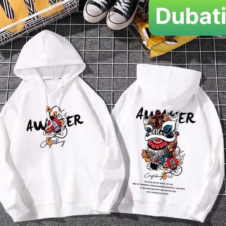 Áo Hoodie From Rộng Phong Cách Unisex, Áo Khoác Nỉ Nam Nữ In Hình Kì Lân Hot 2021- DUBATI FASHION