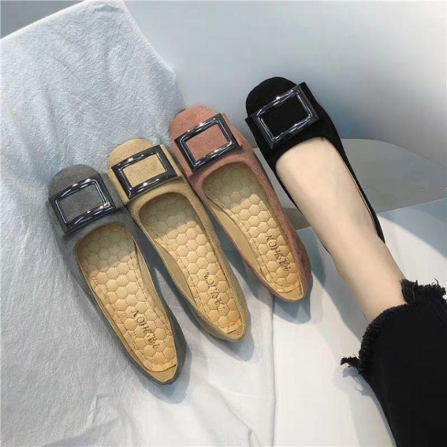 (Order) Bệt da lộn vuông bigsize,fullsize từ 35-44