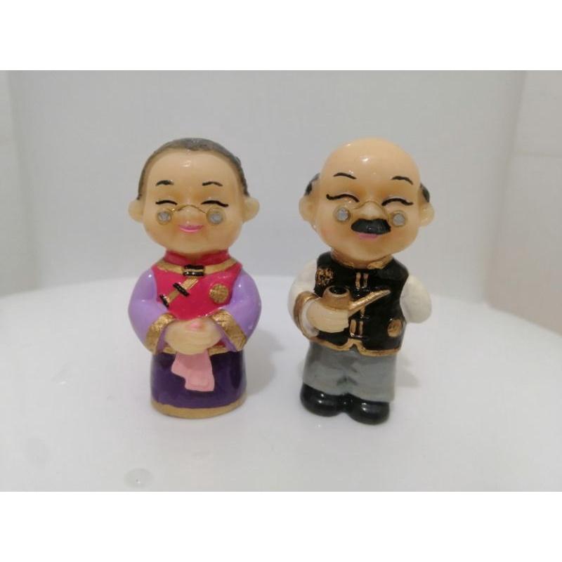 TƯỢNG ÔNG BÀ GIÀ NHÍ TRANG TRÍ MÔ HÌNH, TIỂU CẢNH