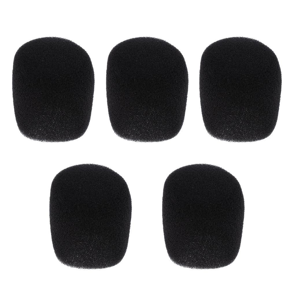 5 Pieces Microphone Windshield Cover Mic Sponge Foam Mic Windscreen 5cm