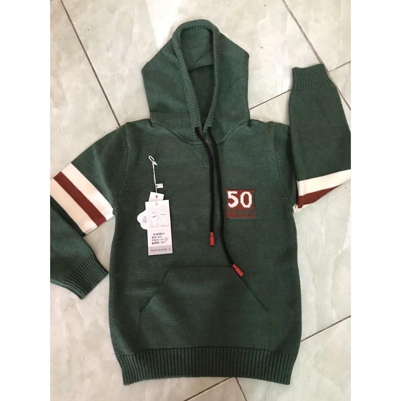 áo len hoodie size 120