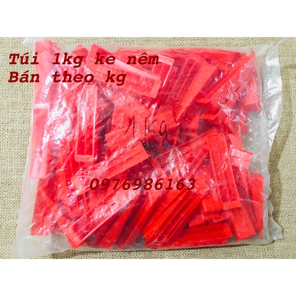 Túi 1kg/230 nêm cân bằng ốp lát gạch giá rẻ 1kg 230 nêm cân bằng