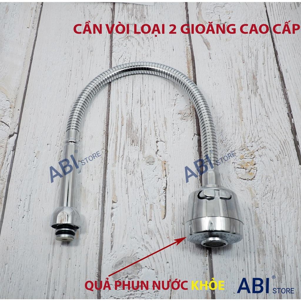 Cần quả vòi rửa bát loại 2 gioăng nước khỏe, cần vòi mềm rửa chén bát thay thế