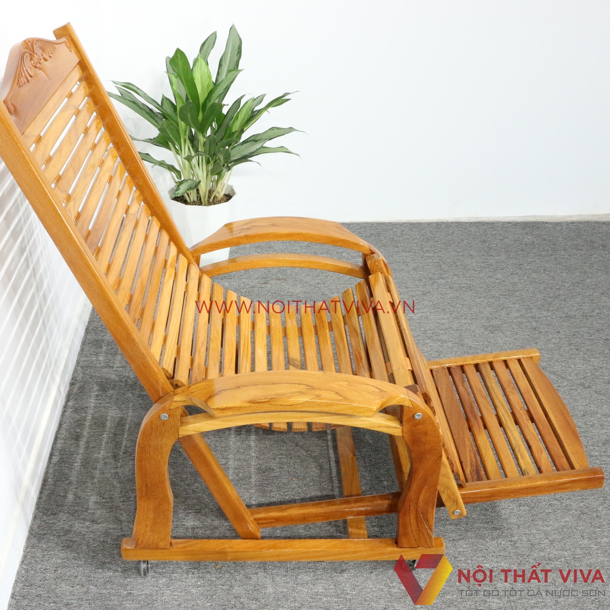 Ghế Dây Gỗ Gõ Đỏ Thư Giãn Đẹp Hiện Đại Giá Rẻ