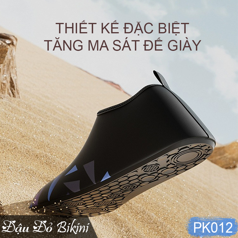 Giày (tất) đi biển chống trơn trượt, dùng lặn biển, dạo bãi cát, dải đá... chất mềm mại, nhiều màu sắc đẹp cho cả nam và nữ | PK012