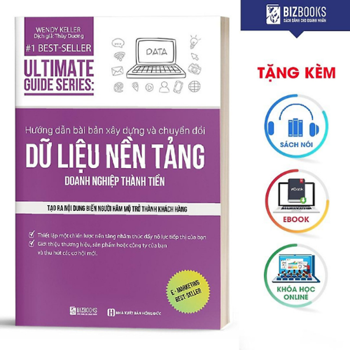 BIZBOOKS – Combo Trọn Bộ 5 Cuốn Sách Tuyệt Kĩ Marketing Thời 4.0: Ultimate Guide Series : Email Marketing + Tối Ưu Hóa Website + Quảng Cáo Google Adwords + Chỉ Số Pay – Per – Click + Dữ Liệu Nền Tảng – MinhAnBooks