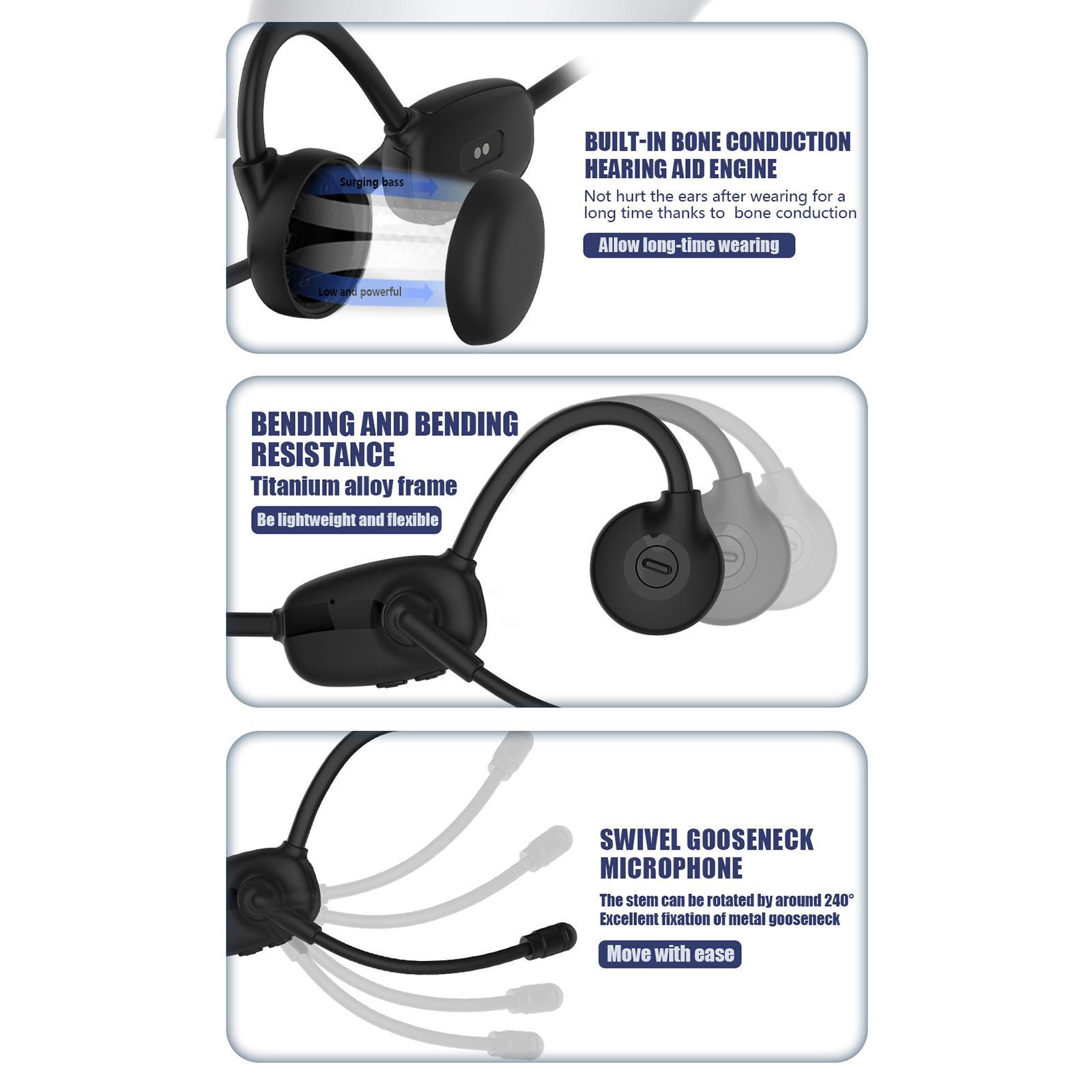 Ear Headphones Earphones Business Waterproof