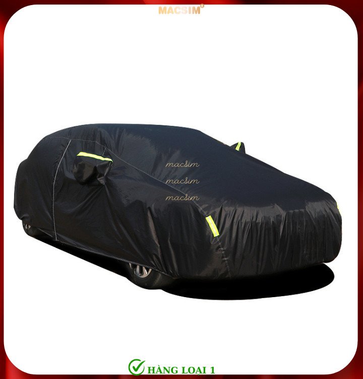 Bạt phủ ô tô Honda CRV thương hiệu Macsim sử dụng trong nhà và ngoài trời chất liệu Polyester - màu đen