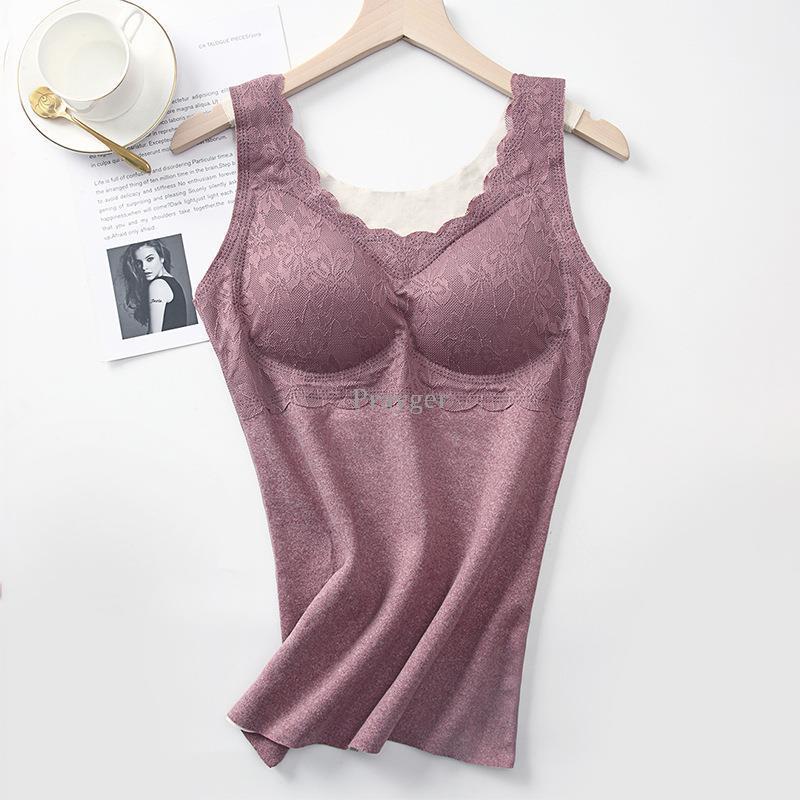 Phụ Nữ Mùa Đông Innerwear Áo Vest Quần Lót Sinh Nhiệt Áo Không Tay Nữ Nhiệt Ấm Lót Quần Áo