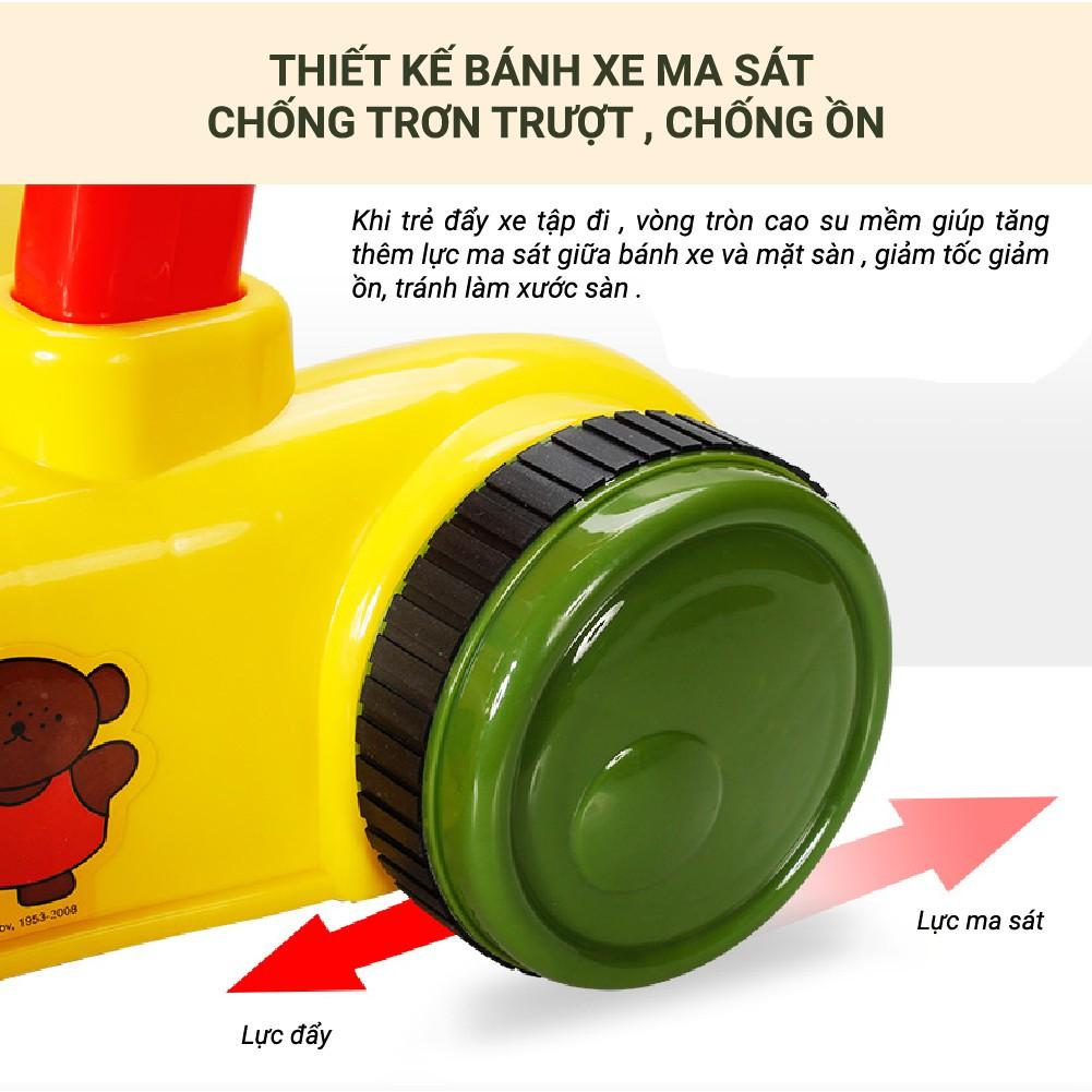 Xe bám tập đi chống trượt, hãm đà Miffy - Mastela- BW01 Đồ chơi vận động cho bé từ 9 tháng