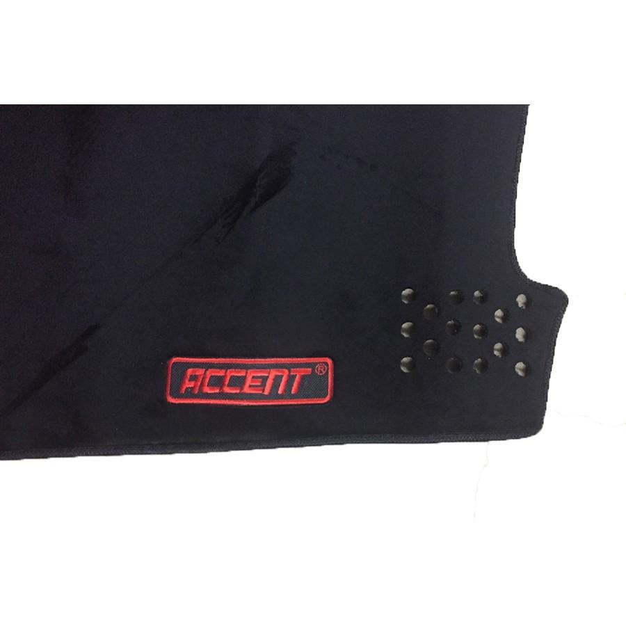 Accent, thảm taplo lông cừu accent 2018-2019 3 lốp có chống trượt