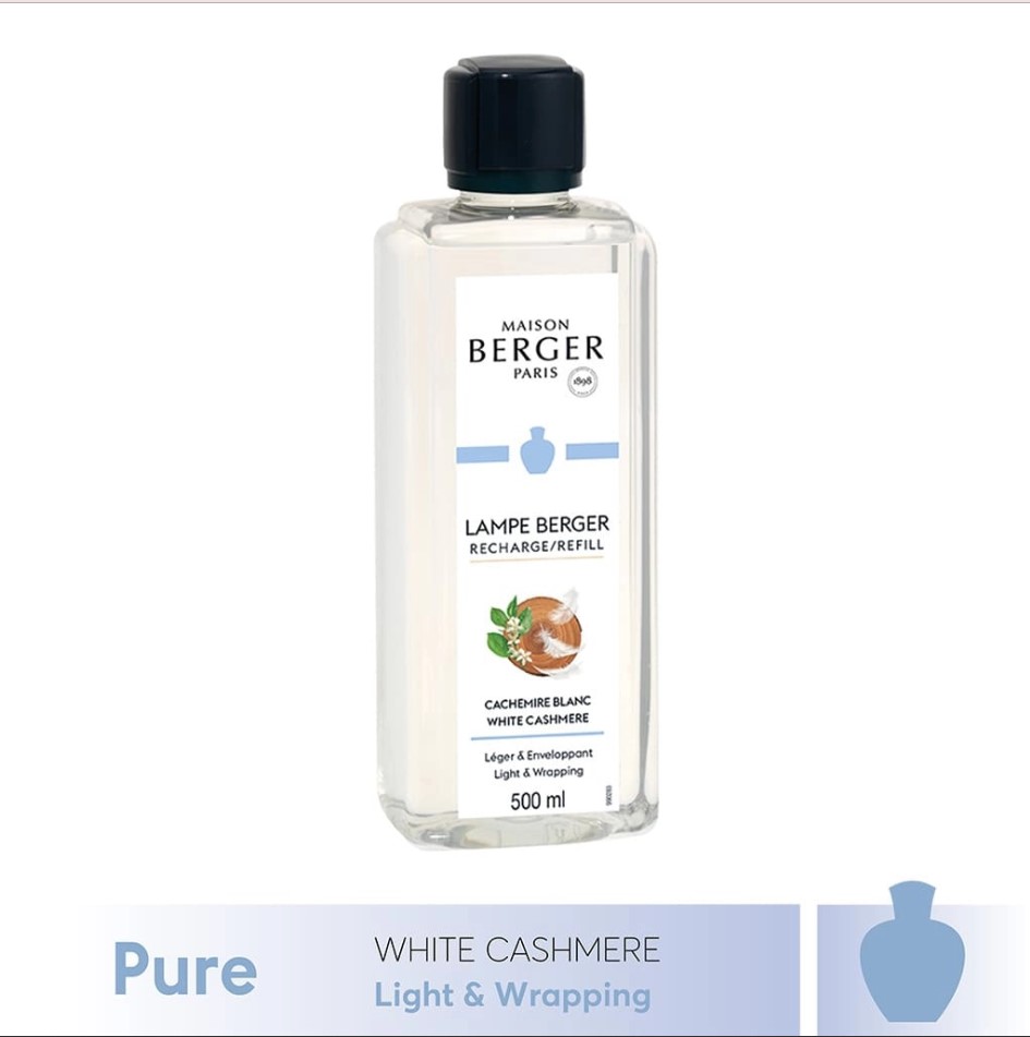 Maison Berger - Tinh dầu đèn xông hương White Cashmere - 500ml