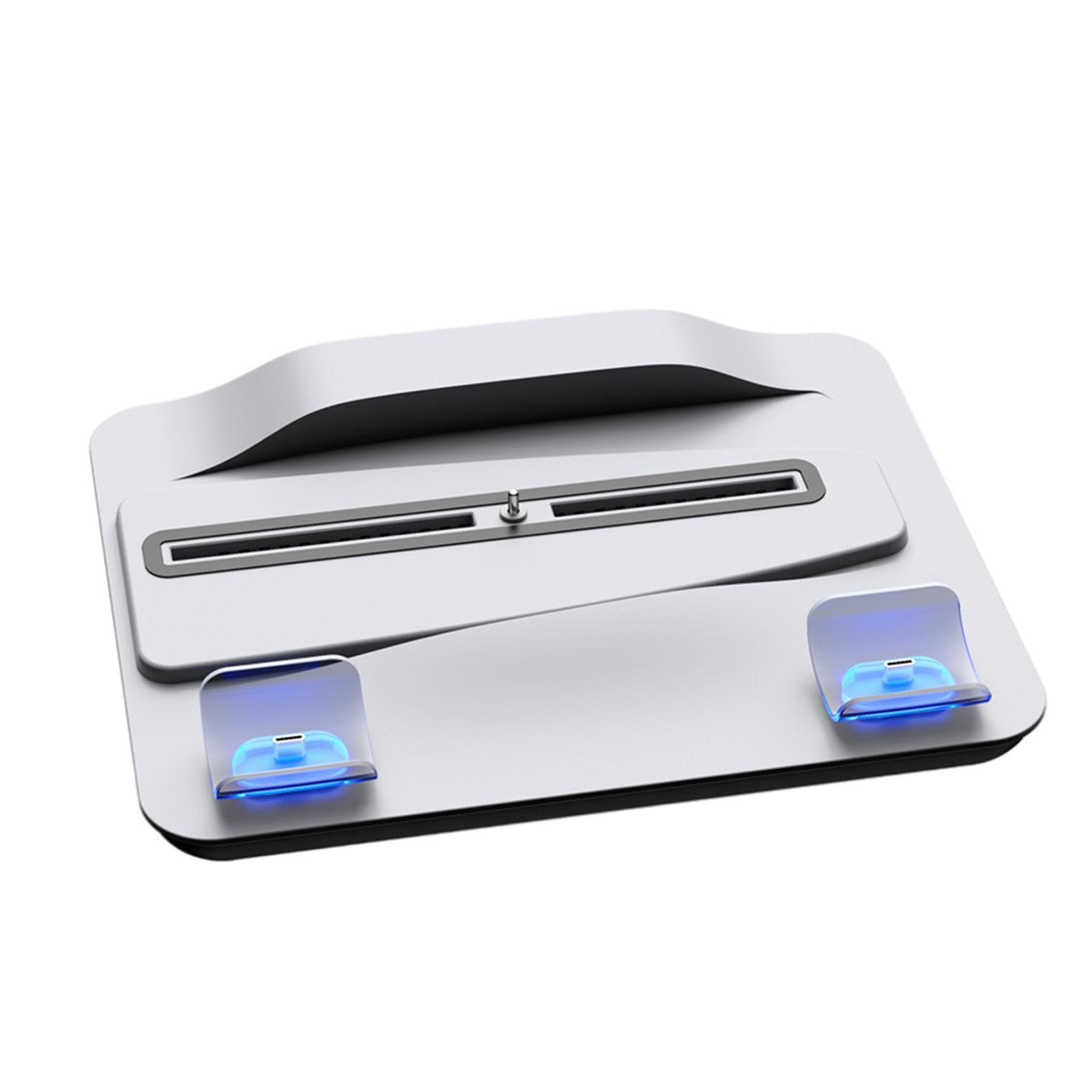 For PS5 Dual Controller Charger, Controller USB Charging Station Dock, with Cooling Fan Charging Station for Playstation5 Controller