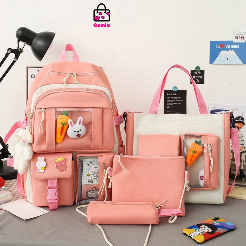 Balo chống nước phong cách Hàn Quốc Ulzzang trẻ trung năng động sành điệu đi học đi chơi GOMIA BL5072
