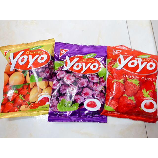 Kẹo dẻo nho Jelly Yoyo 80gr ăn là nghiền