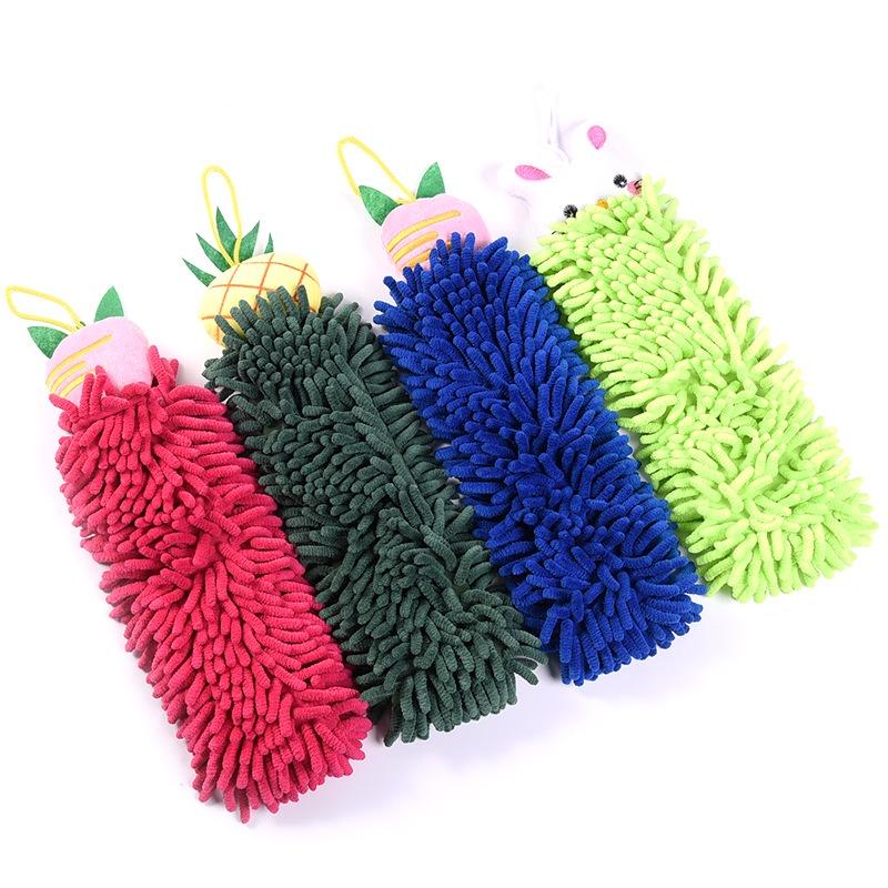 Khăn lau tay hoạt hình thấm hút nước tốt tiện dụng cho nhà bếp / phòng tắm