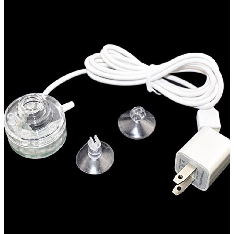 SỦI MINI CÓ ĐÈN LED ĐỔI MÀU CHO HỒ CÁ
