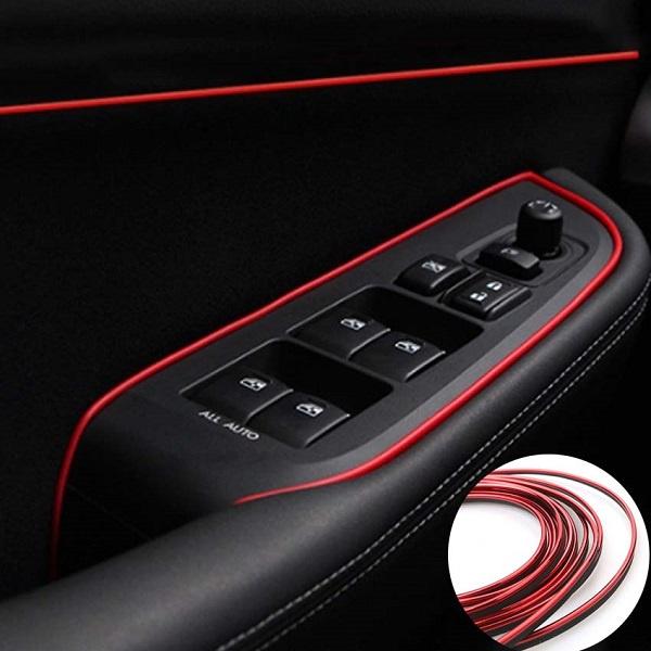 Chỉ viền trang trí nội thất ô tô Chỉ nẹp viền nội thất xe hơi, dây viền trang trí nội thất ô tô, chỉ nội thất