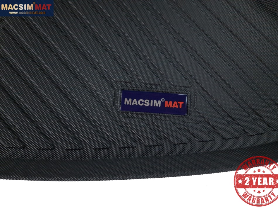 Thảm lót cốp xe ô tô Hyundai Accent  2017+ nhãn hiệu Macsim hàng loại 2