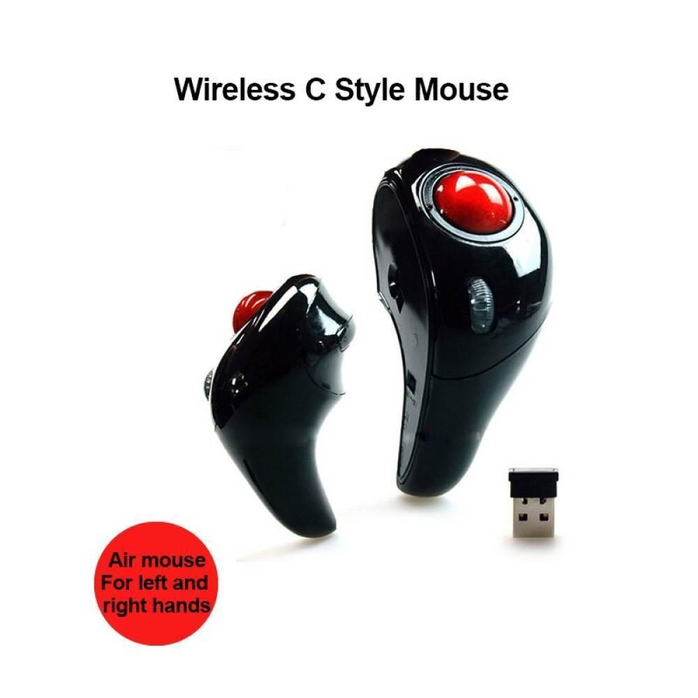Wireless Trackball Laser Mouse Thumb-Controlled Mause 2.4G 10M Distance control Handheld Finger Air Design Mice For Teacher PPT Presentation Office