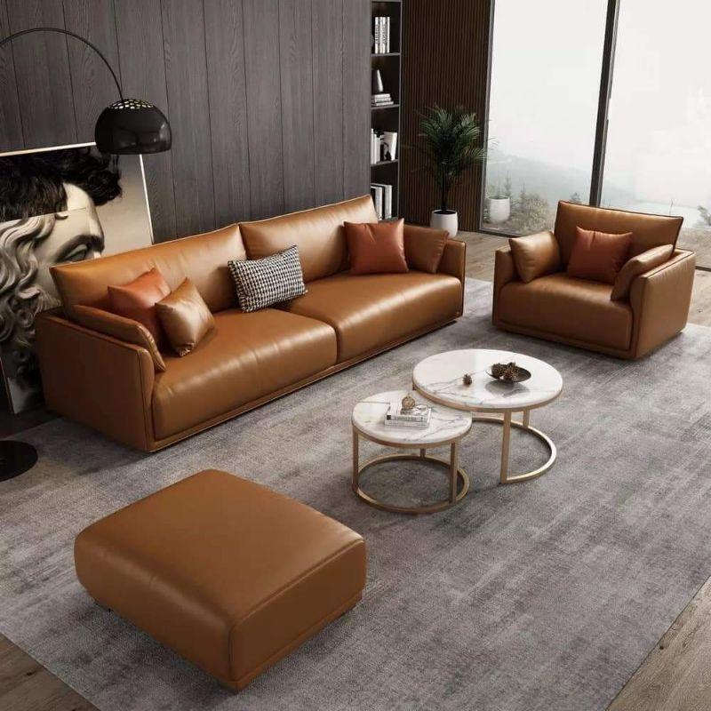 Bàn Trà ,bàn sofa Đôi Mặt Đá ,Chân bàn sắt sơn Đá vân mây Ms023
