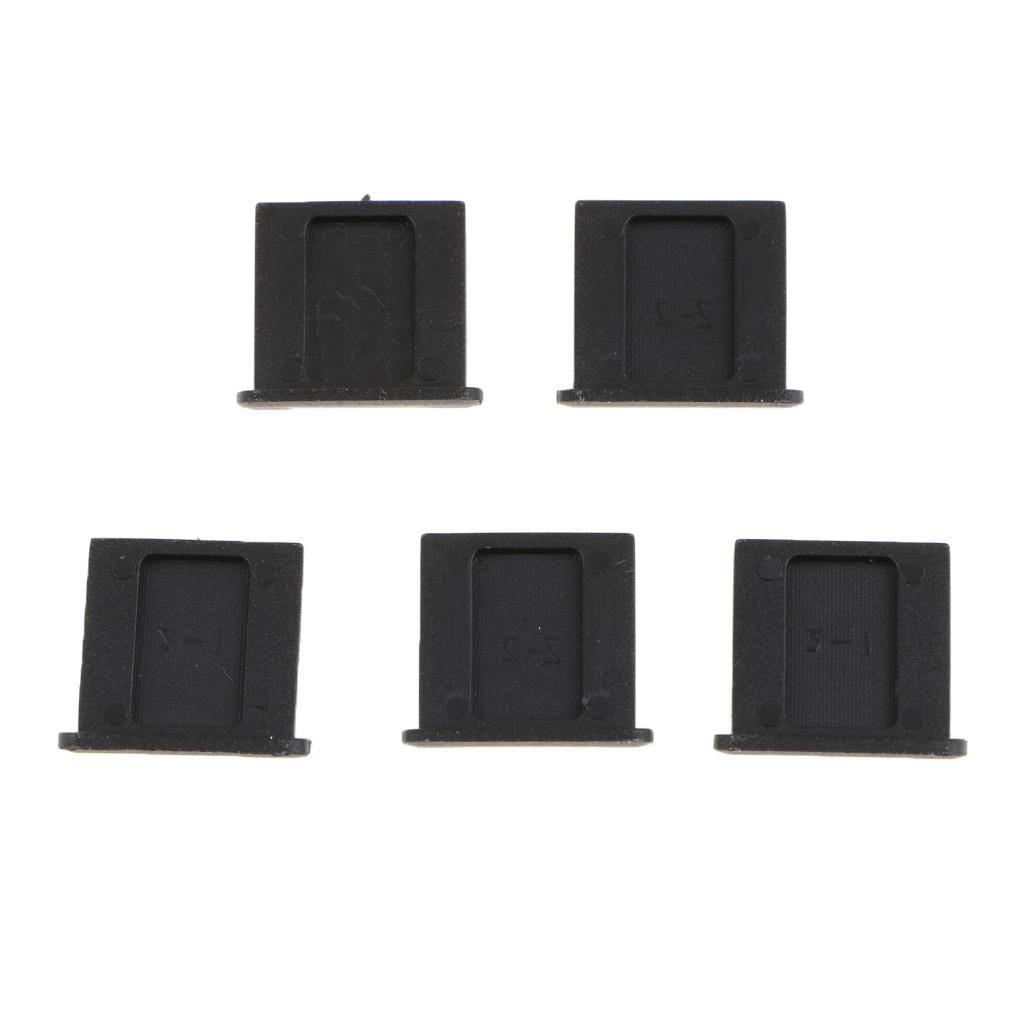 2x 5 Pieces Plastic Hot Shoe Hotshoe Protector Cover Cap for Black - Lightweight And Durable