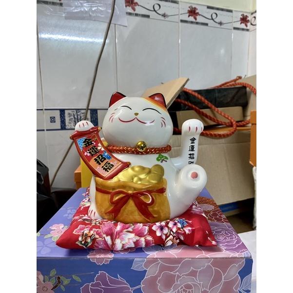 MÈO SỨ NEKO VẪY TAY 18CM