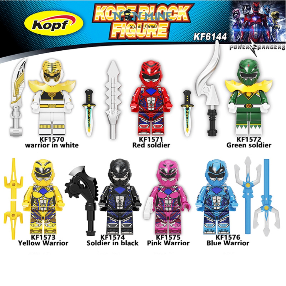 Minifigures Xếp Hình Lắp Ráp Siêu Nhân Phim Truyện Power Rangers KF6144