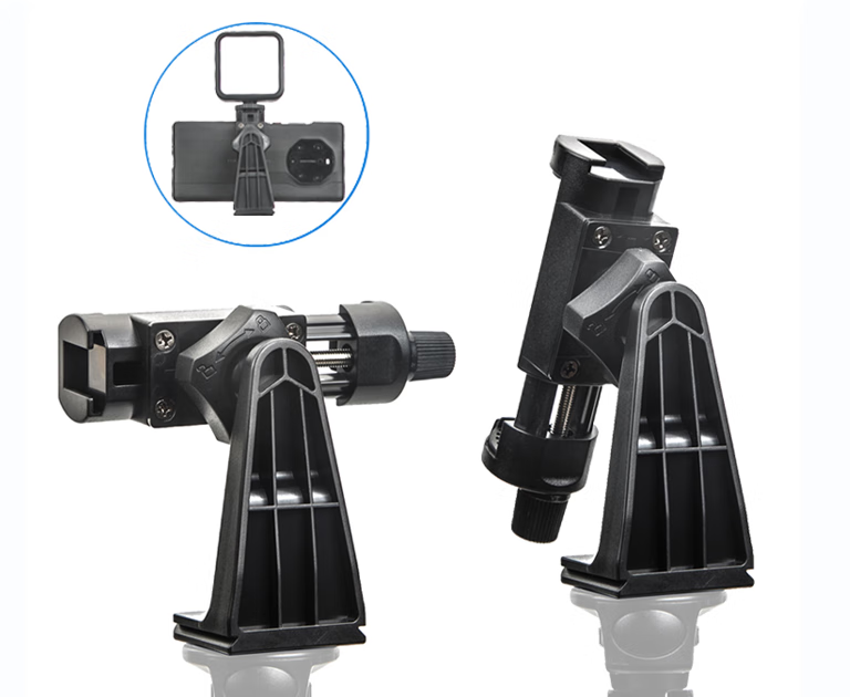 Đầu kẹp điện thoại Yunteng VCT-358 gắn tripod ren 1/4 và xoay 360 độ - Hàng chính hãng