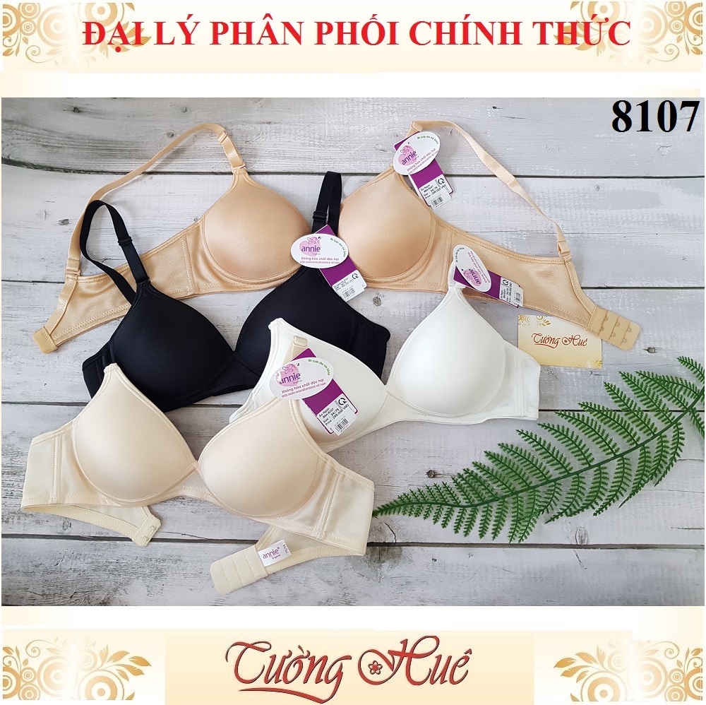 Áo lót nữ annie 8107 áo ngực trơn không gọng.