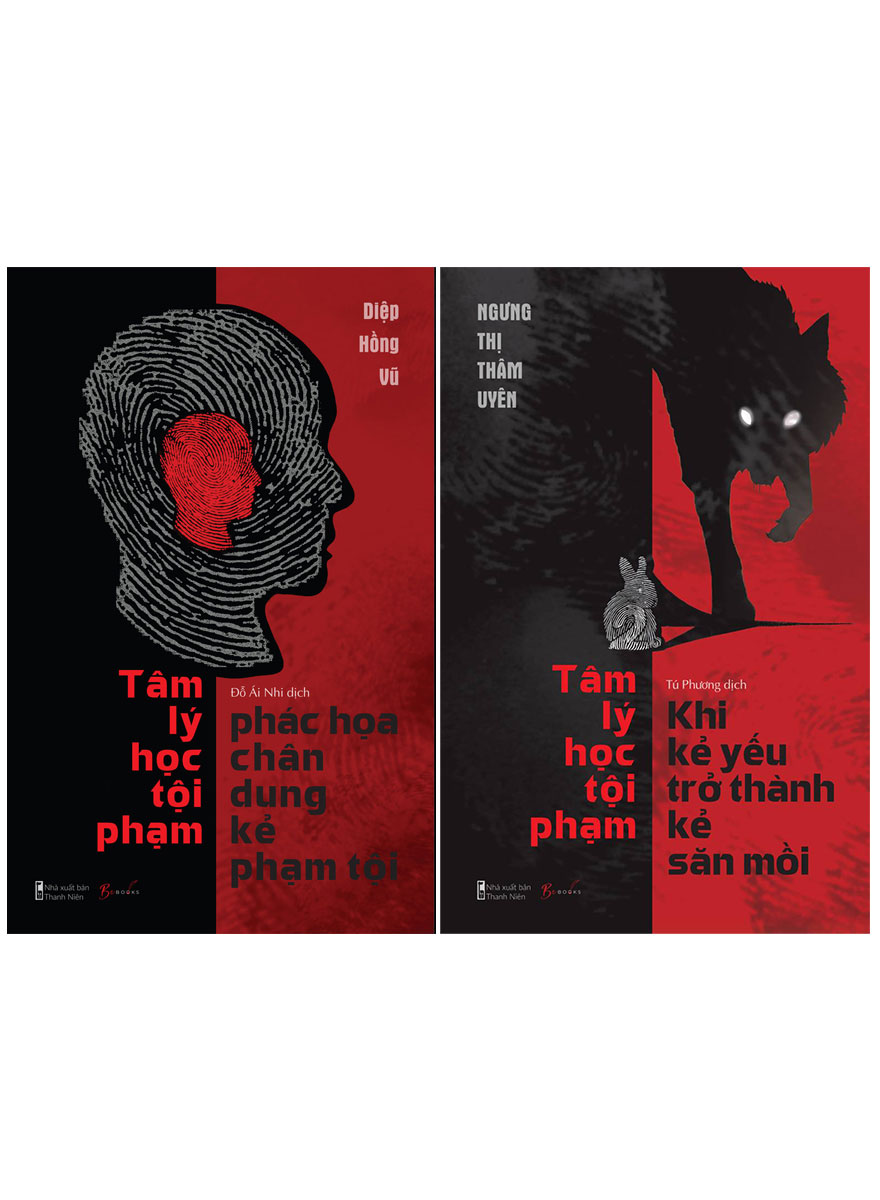Combo Tâm Lý Học Tội Phạm: Phác Họa Chân Dung Kẻ Phạm Tội + Khi Kẻ Yếu Trở Thành Kẻ Săn Mồi (Bộ 2 Cuốn) - AZ