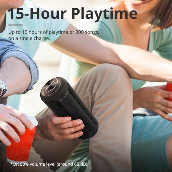 Loa bluetooth 5.0 ngoài trời, âm thanh vòm 360 độ, bass sâu Tronsmart Element T6 Plus Upgraded - Hàng chính hãng