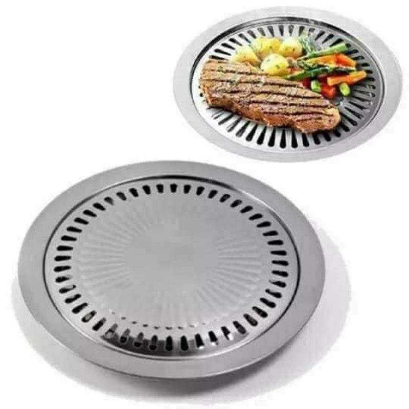 Vỉ nướng rán inox dùng bếp ga hồng ngoại