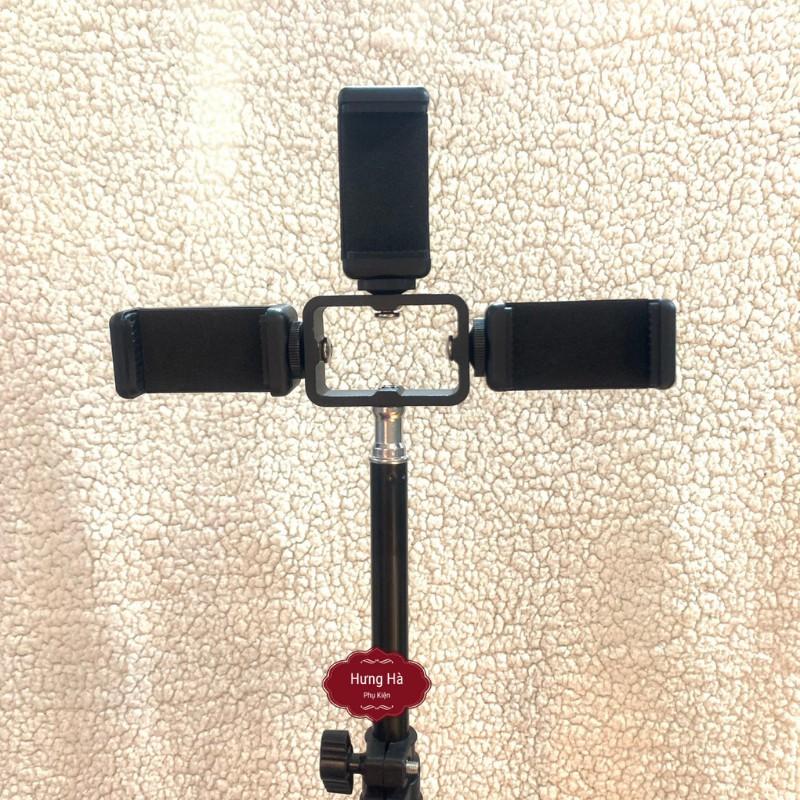 Cây live giá đỡ điện thoại livestream,quay tiktok 3 chân tripod cao từ 70cm đến 2m cho nhiều kẹp điện thoại thông minh