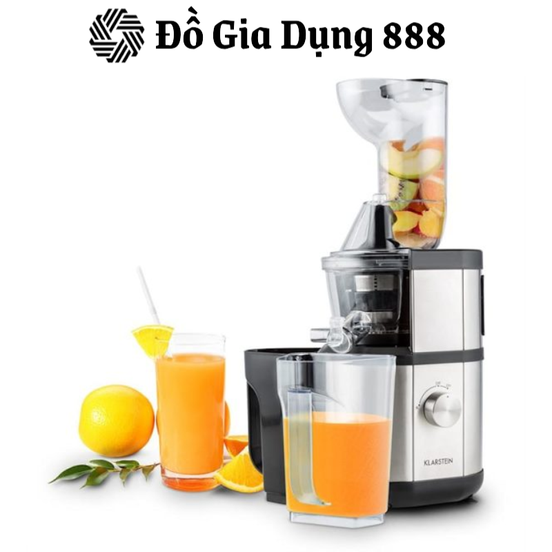 Máy Ép Chậm Klarstein Fruitberry Slow Juicer, máy ép trái cây gia đình - CAM KẾT HÀNG NHẬP KHẨU ĐƯC BỞI DNK