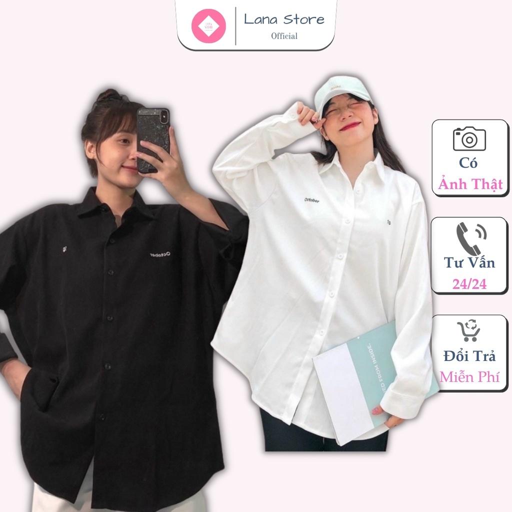 Áo Khoác Sơmi Chất Da Lộn Basic Logo Thêu Sắc Nét Form Rộng Unisex, Áo Sơ Mi Nhung/ Áo Khoác kiểu dáng sơ mi Chất Nhung thêu logo túi - From Rộng Nam Nữ Phong Cách HÀN