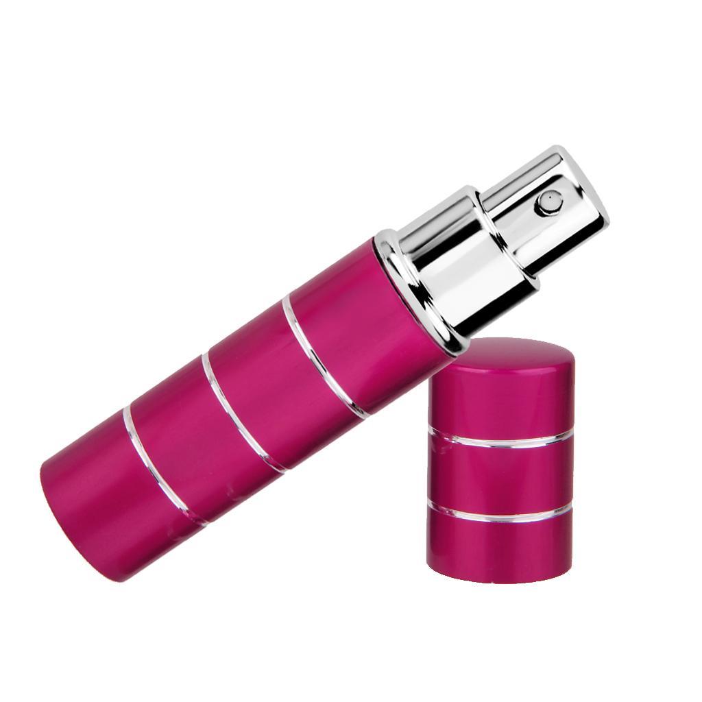 Pack of 2 10ml Reusable Travel Spray er Empty Mist Spray Perfume Bottle Vials for Storaging the Makeup Liquids