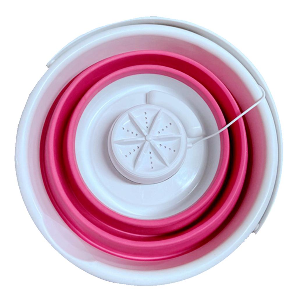 Mini Washing Machine UPGRADED Clothes Folding Laundry Machine Bucket Type B