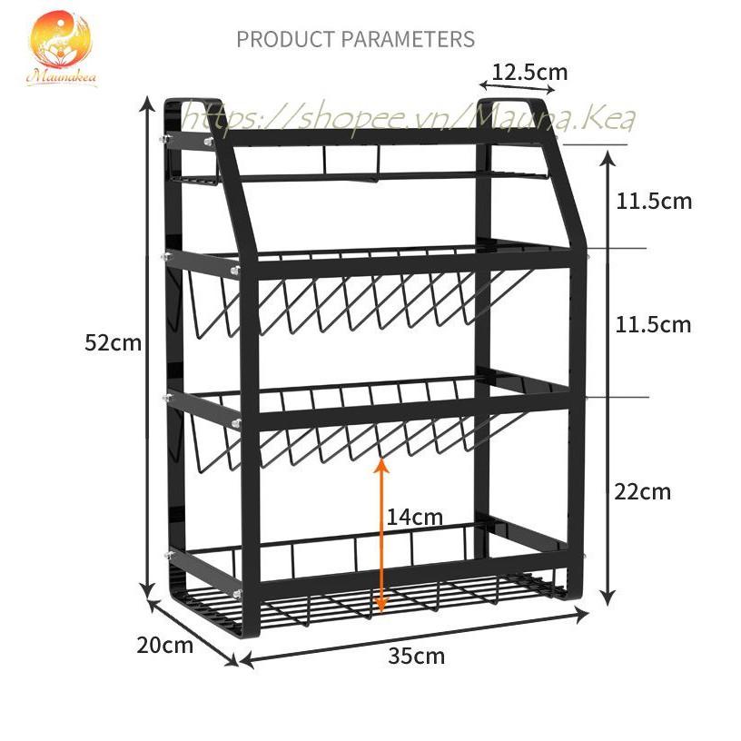 Kệ Để Đồ Gia Vị Nhà Bếp Đa Năng Tiện Dụng