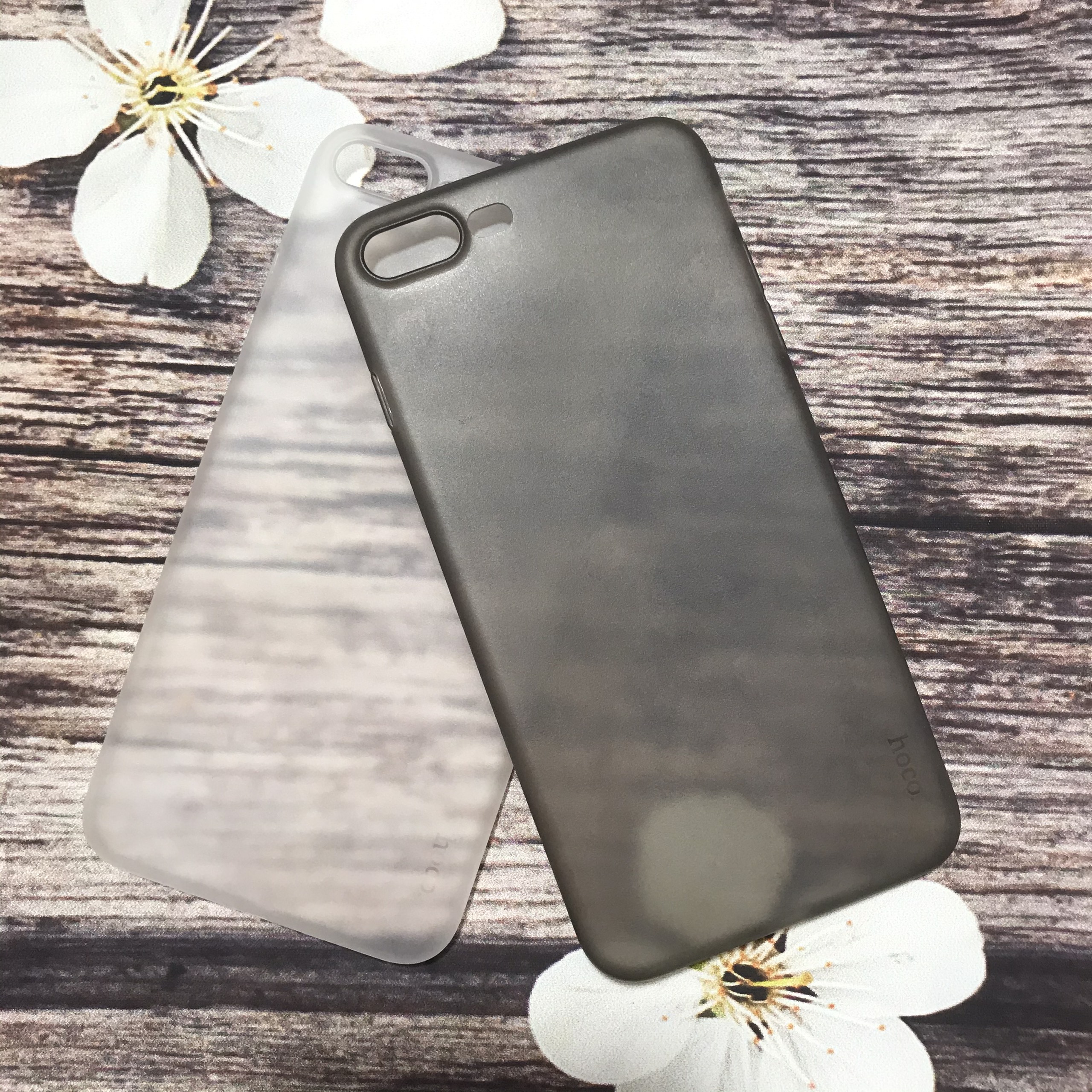 Ốp lưng HOCO lụa nhám siêu mỏng chống vân tay cho iPhone 7 Plus, iPhone 8 Plus  - Hàng Chính Hãng